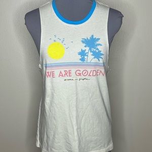 NWT Spiritual Gangster We Are Golden XS Tank Top